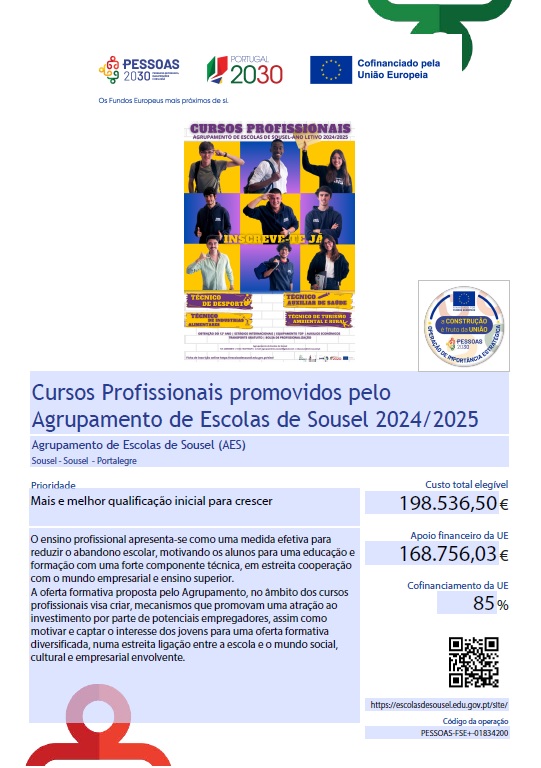 Ensino Profissional - AE Sousel 2024-2025
